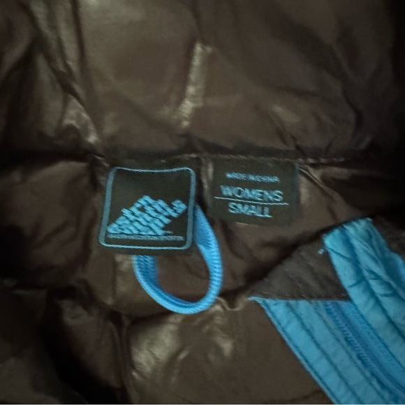 Eastern Mountain Sports Womens Zip Up Quilted Down Jacket in Blue - Picture 7 of 8